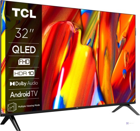 Telewizor TCL 32V5C QLED 32'' Full HD Android TV Dolby Digital Plus DVB-T2 Czarny