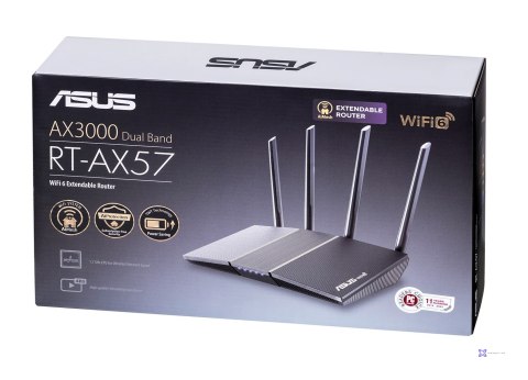 Asus- RT-AX57 router AX3000 Wi-Fi 6