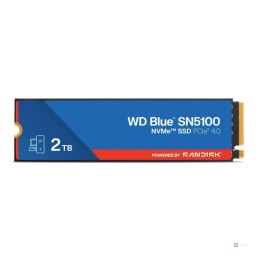Dysk SSD WD Blue SN5100 2TB M.2 2280 PCIe NVMe (7100/6700 MB/s) WDS200T5B0E