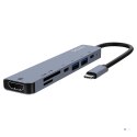 SAVIO HUB USB-C 7 W 1 AK-82