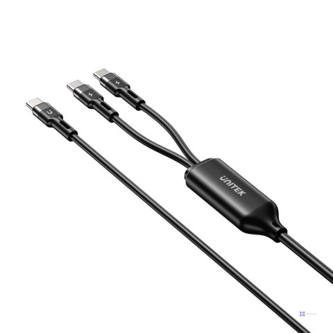 UNITEK KABEL USB-C 2W1 PD 100W SILIKON 1,8M