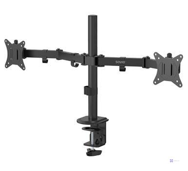Uchwyt biurkowy na monitory SAVIO UM-03, 17'' - 32'', 2x 2-9 kg