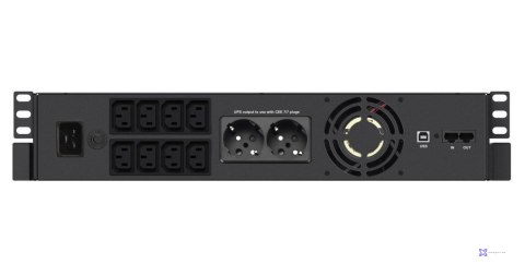 INFOSEC ZASILACZ AWARYJNY UPS X4 3000 RM PLUS, 3000VA, 1800W, 8x C13, 2x FR/Schuko