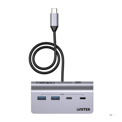UNITEK HUB ALUMINIOWY USB-A/C 2X USBA 2X USBC 5GBP