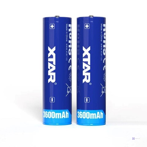 XTAR AKUMULATOR 18650 3,6V 3600MAH LI-ION Z ZABEZPIECZENIEM 18650-3600