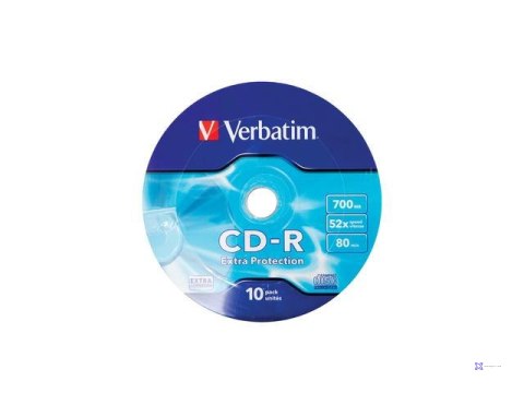 Płyty CD-R Verbatim 700MB Extra Protection Wrap (10 Spindel)