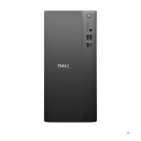Dell Tower ECT1250 i5-14400 8GB DDR5 4800 SSD512 Intel UHD 730 Graphics WLAN + BT Wireless Kb & Mouse W11Pro Black 3Y OnSite