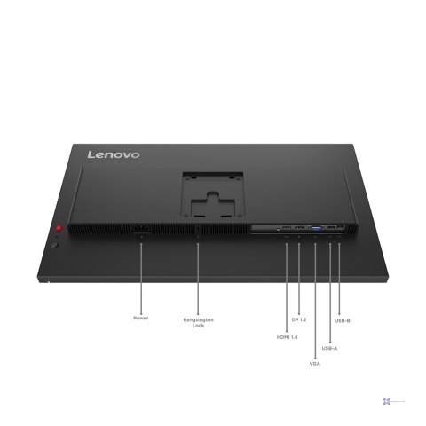 Lenovo ThinkVision T27-40 27" IPS FHD AG 4ms 300nits 120Hz HDMI, DP USB Webcam Eclipse Black