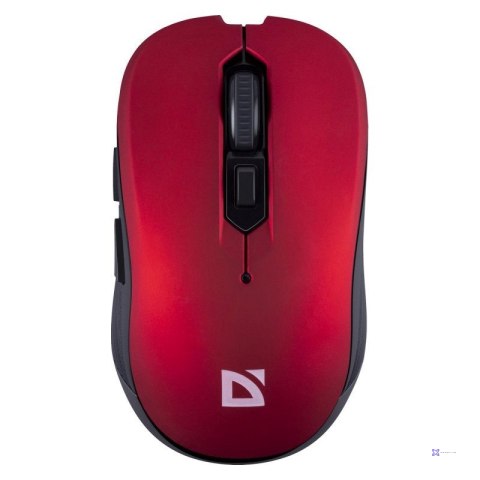 DEFENDER MYSZ BEZPRZEWODOWA GASSA MM-105 RF SILENT CLICK CZERWONA 52103