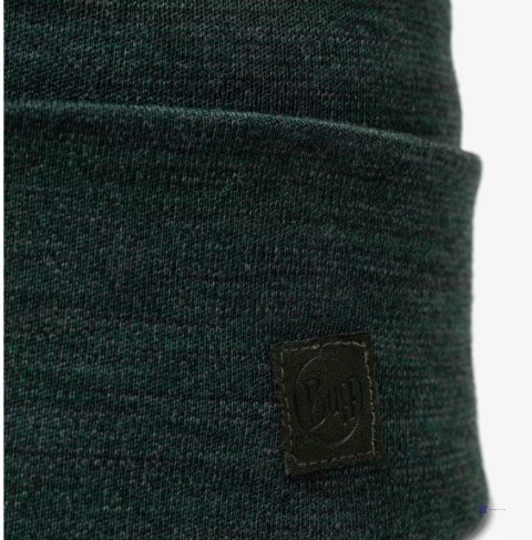 Czapka Buff Merino Heavyweight, solid forest