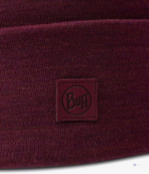 Czapka Buff Merino Midweight, melange tibetan red