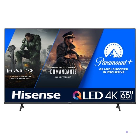 Telewizor Hisense 65E7Q QLED 65'' 4K Ultra HD VIDAA Dolby Vision DVB-T2 Czarny