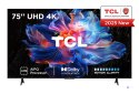 Telewizor TCL 75V6C DLED 75'' 4K Ultra HD Google TV Dolby Atmos DVB-T2 Metaliczny