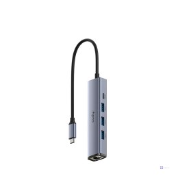 CUDY UH605 Hub 5-IN-1 USB z GbE
