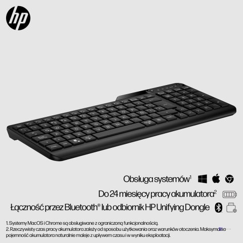 HP Klawiatura bezprzewodowa 475 7N7B9AA