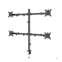 GEMBIRD BIURKOWE RAMIĘ/UCHWYT DLA CZTERECH MONITORÓW (REGULOWANE), 13"- 32"