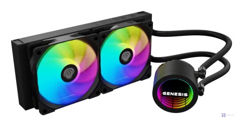 GENESIS CHŁODZENIE WODNE HYDRIA 240 ARGB CZARNE