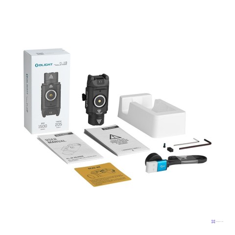 Latarka na broń Olight PL-3R Valkyrie Black - 1500 lumenów