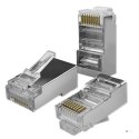QOLTEC WTYK ZŁĄCZE MODULARNE RJ45 | CAT5E | FTP | 100SZT