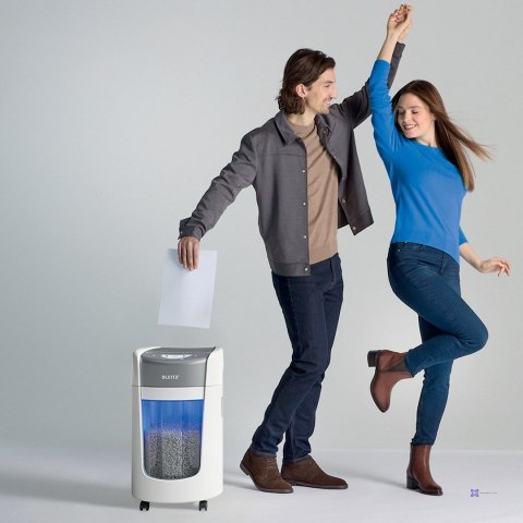 Niszczarka Leitz IQ OptiMax Home Office 225, 15l, P5, 6 kartek, Automatyczny Start/Stop, Funkcja cofania, Obrotowy pojemnik - 33