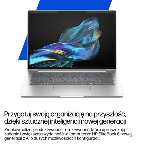 HP EliteBook 6 G1a Ryzen AI 5 340 14.0"WUXGA IPS 300nits AG 16GB DDR5 5600 SSD512 5MP+IR Radeon 840M W11Pro Pike Silver aluminiu