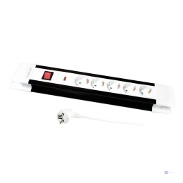 Listwa zasilająca LogiLink LPS211 5 gniazd ON/OFF 3m, biała