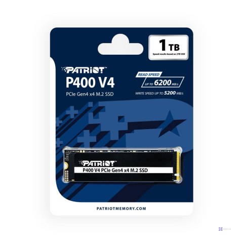 SSD Patriot Viper P400 V4 M.2 PCI-Ex4 NVMe 1TB 6GB/s
