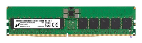 Micron RDIMM 32GB DDR5 2Rx8 5600MHz PC5-44800 ECC REGISTERED MTC20F2085S1RC56BR