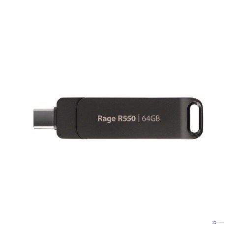 Patriot Rage R550 64GB Dual USB A+C, Alu, 100MBs