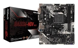 Płyta główna Asrock B450M-HDV R4.0 (AM4; 2x DDR4 DIMM; Micro ATX)