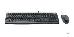 Zestaw klawiatura + mysz Logitech MK120 920-002562 (membranowa; USB 2.0; (US); kolor czarny; optyczna; 1000 DPI)