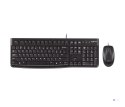 Zestaw klawiatura + mysz Logitech MK120 920-002562 (membranowa; USB 2.0; (US); kolor czarny; optyczna; 1000 DPI)