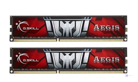 Zestaw pamięci G.SKILL Aegis F3-1600C11D-16GIS (DDR3 DIMM; 2 x 8 GB; 1600 MHz; CL11)
