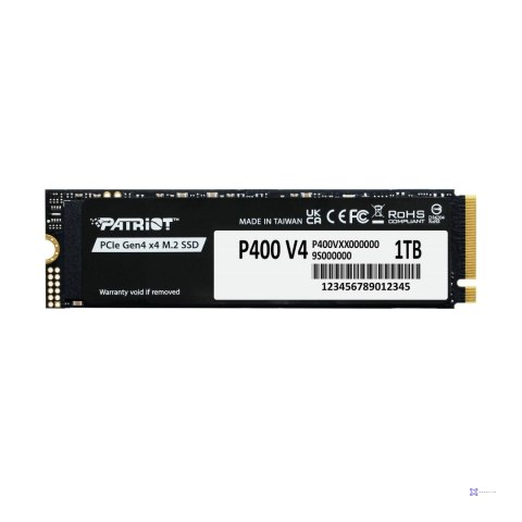 DYSK SSD 1TB M.2 2280 PCIe Gen4x4 NVMe2.0 6000/5000MB/s, (P400 V4) /PATRIOT