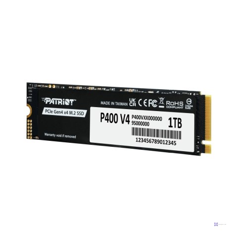 DYSK SSD 1TB M.2 2280 PCIe Gen4x4 NVMe2.0 6000/5000MB/s, (P400 V4) /PATRIOT