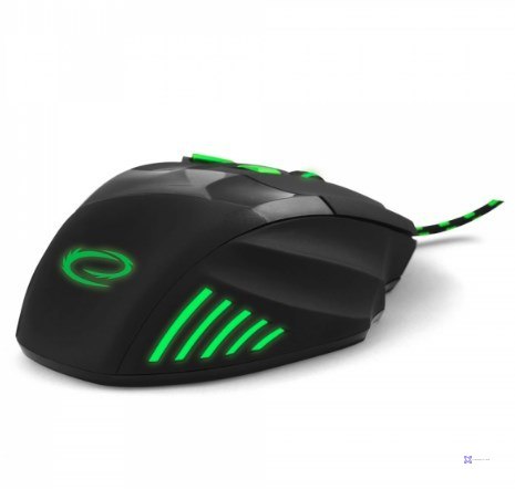 Mysz komputerowa Esperanza Wolf EGM201G (optyczna; 2400 DPI; kolor czarny)