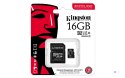 KINGSTON microSDHC 16GB Industrial C10 A1 pSLC Card