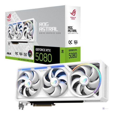 Karta graf. ASUS ROG ASTRAL RTX 5080 16GB OC WHITE