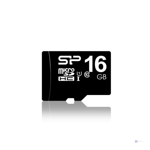 Karta pamięci Silicon Power microSDHC 16GB Class 10 + ADAPTER microSD-SD (SP016GBSTH010V10SP)