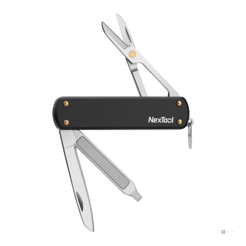 Nóż wielofunkcyjny NexTool Mini Pocket Knife NE0141 4w1 czarny