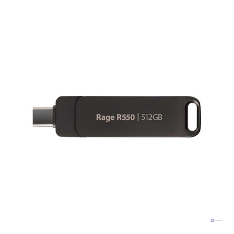 Patriot Rage R550 512GB Dual USB A+C, Alu, 100MBs