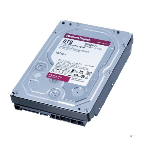 Dysk HDD WD Red Plus WD80EFPX (8 TB ; 3.5"; 256 MB; 5640 obr/min)