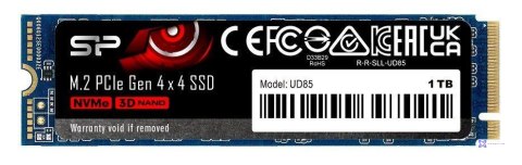 Dysk SSD Silicon Power UD85 1TB M.2 PCIe NVMe Gen4x4 NVMe 1.4 (3600/2800 MB/s)