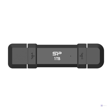 SSD Silicon Power DS72 1TB USB-A USB-C Black