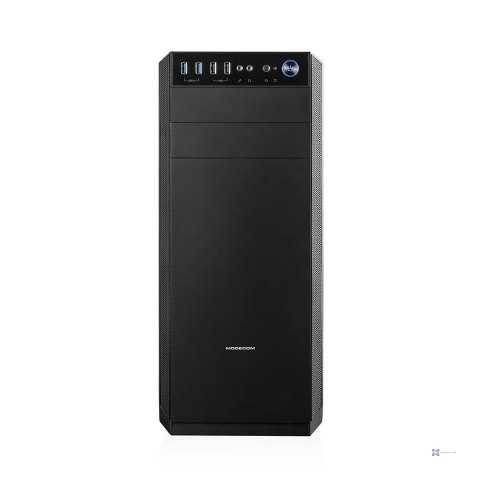Obudowa MODECOM Oberon Silent AT-OBERON-PS-10-000000-0002 (ATX, ITX, Micro ATX; kolor czarny) (WYPRZEDAŻ)