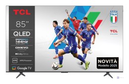 Telewizor TCL 85P89K QLED 85'' 4K Ultra HD Google TV Dolby Atmos DVB-T2 Metaliczny