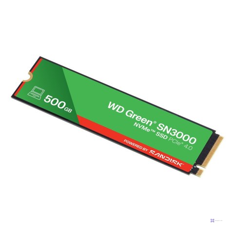 Dysk SSD WD Green SN3000 500GB M.2 NVMe WDS500G4G0E