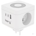 Kerg smart - kostka zasilająca 2-gniazdowa + ładowarka USB-A+USB-C + lampka LED 16A/250V~