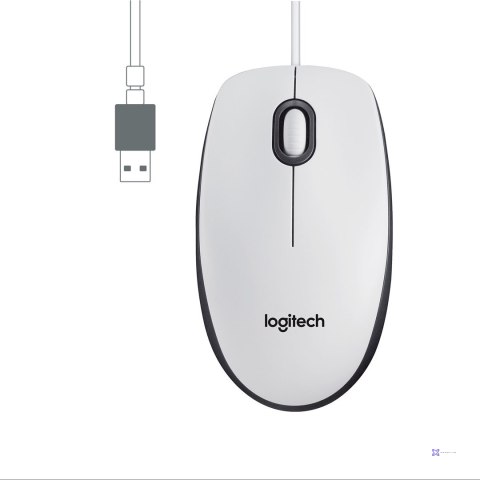 Mysz Logitech M100 White