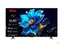 Telewizor TCL 75T69C QLED 75" 4K Ultra HD Google TV Dolby Atmos DVB-T2 Metaliczny